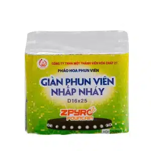 Giàn phun viên nhấp nháy D16x25 - pháo hoa vi