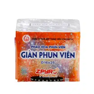 Giàn phun viên D16x25 - pháo hoa vi