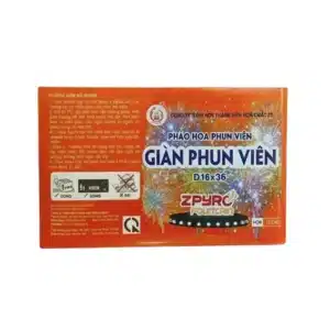 Giàn phun viên D16x36 - pháo hoa vi