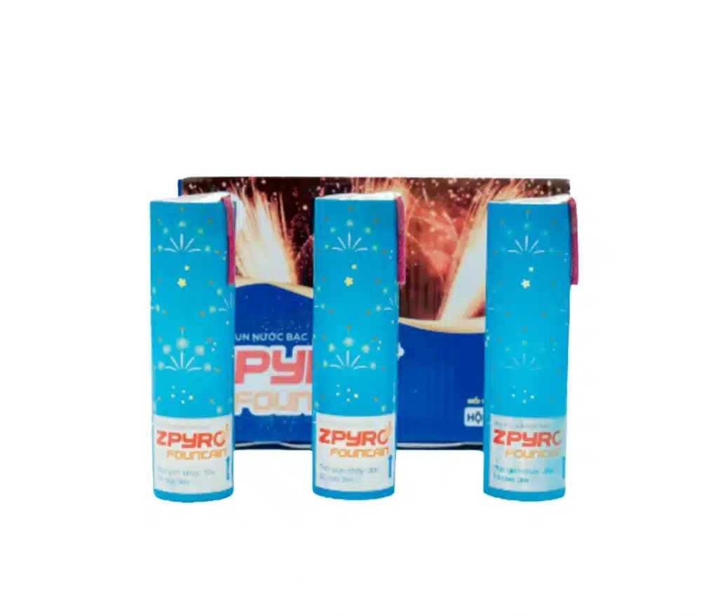 Ống phun nước bạc ngoài trời - pháo hoa vi