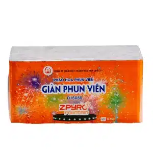 Giàn phun viên D16x88 - pháo hoa vi cỡ lớn