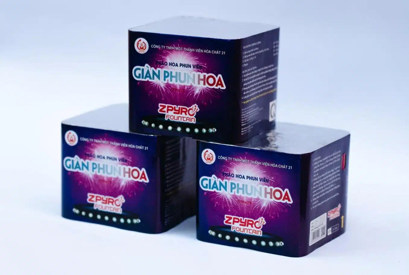 Hiệu ứng hoa tim pháo hoa vi trong nhà